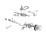 Ersatzteile Gutbrod Motormäher mit Antrieb MH 544 R 3 Typ: 04031.03  (1996) Getriebe, Räder