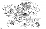 Ersatzteile Golf Elektromäher Golf HEL Typ: 02824.04  (1996) Grundgerät