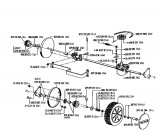 Ersatzteile Gutbrod Motormäher mit Antrieb HB 48 R Typ: 02815.07  (1996) Getriebe, Räder