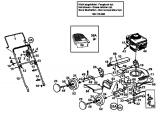 Ersatzteile Gutbrod Motormäher SB 46 Typ: 116-704A604  (1996) Grundgerät