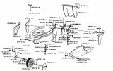 Ersatzteile Gutbrod Motormäher mit Antrieb HB 42 RL Typ: 04029.01  (1996) Grundgerät