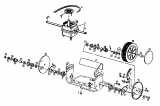 Ersatzteile Floraself Motormäher mit Antrieb 3746 BLRE Typ: 04061.01  (1996) Getriebe, Höhenverstellung, Räder