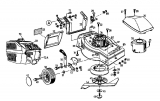 Ersatzteile Diana Elektromäher 45 EL Typ: 04041.02  (1996) Grundgerät