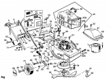 Ersatzteile Floraself Elektromäher 1345 E Typ: 02824.05  (1996) Grundgerät
