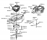 Ersatzteile Gutbrod Motormäher HB 42 L Typ: 04028.02  (1996) Grundgerät