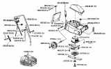 Ersatzteile Esa Elektromäher 900 Typ: 04043.07  (1996) Grundgerät