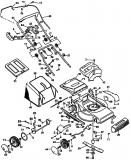 Ersatzteile Yard-Man Motormäher YM 4021 Typ: YM 4021  (1997) Grundgerät