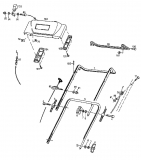 Ersatzteile Gutbrod Motormäher HB 48 L Typ: 02814.06  (1997) Holm