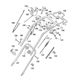 Ersatzteile WOLF-Garten Benzin Rasenmäher mit Antrieb Concept 43 BAi Typ: 4360000 Serie B, C, D  (2003) Holm 