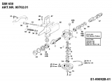 Ersatzteile Zubehör Einachser Sichelmähwerk SIM 650 für 550-750 Typ: 00702.01  (1989) Gelenkwelle, Getriebe