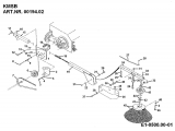 Ersatzteile Zubehör Einachser Seitenbesen KMSB für KM 650 S Typ: 00194.02  (1994) Grundgerät