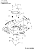 Cub Cadet Ersatzteile Motormäher mit Antrieb XM1 ER53 12B-ZAJ4603 (2020) Stoßdämpfer, Zwischenring Motor ab 01.03.2020