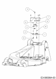 Cub Cadet Ersatzteile Motormäher mit Antrieb XM2 ER53 12AQZAEQ603 (2019) Variator