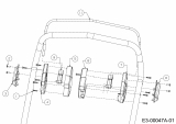 Ersatzteile WOLF-Garten Benzin Rasenmäher ohne Antrieb Expert 46 B P Typ: 11A-YA5E650  (2018) Bremsbügel 
