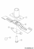 Ersatzteile WOLF-Garten Benzin Rasenmäher ohne Antrieb Expert 46 B P Typ: 11A-YA5E650  (2018) Messer, Messeraufnahme 