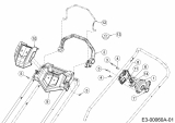 Ersatzteile WOLF-Garten Benzin Rasenmäher mit Antrieb Expert 46 B SP Typ: 12ABYA7F650  (2018) Bremsbügel, Geschwindigkeitsregelung 
