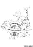 Ersatzteile WOLF-Garten Benzin Rasenmäher mit Antrieb OMEGA2 46 B SP Typ: 12ABYA7F650 (2019) Abdeckungen, Achslager hinten 