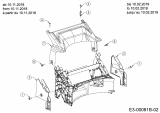 Cub Cadet Ersatzteile Motormäher mit Antrieb LM3 ER53s 12BBPV7D603 (2019) Abdeckung hinten, Holmbraketten (2)