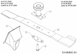 Ersatzteile MTD Benzin Rasenmäher mit Antrieb Advance 53 SPKVHW Typ: 12BKPN7D600 (2020) Messer, Mulchstopfen ab 27.01.2020 / bis 30.08.2020 