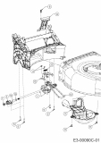 Ersatzteile MTD Benzin Rasenmäher mit Antrieb Optima 53 SPBHWIS Typ: 12DEPH7E600 (2020) Getriebe, Keilriemen 