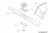 Cub Cadet Ersatzteile Motormäher mit Antrieb LM2 CR46 12A-TS5C603  (2018) Messer, Messeraufnahme, Mulchstopfen