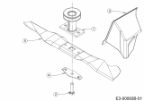 Cub Cadet Ersatzteile Motormäher mit Antrieb LM2 CR46 12B-TS5C603 (2019) Messer, Messeraufnahme, Mulchstopfen