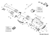 Cub Cadet Ersatzteile Akkulaubbläser LH3 EB 41AA0BO-603  (2018) Grundgerät