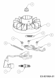 Ersatzteile MTD-Motoren Vertikal 5X65MU Typ: 752Z5X65MU  (2018) Bremse, Schwungrad, Zündspule