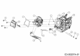 Ersatzteile MTD-Motoren Horizontal 165-WU Typ: 752Z165-WU  (2020) Rumpfmotor, Ventildeckel, Zylinderkopf