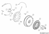 Ersatzteile MTD-Motoren Horizontal 370-JHA Typ: 752Z370-JHA  (2020) Schwungrad, Zündspule