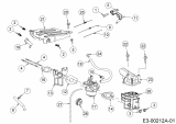 Ersatzteile MTD-Motoren Horizontal 370-JHA Typ: 752Z370-JHA  (2019) Regelung, Vergaser