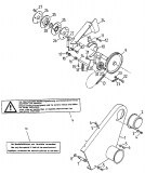 Ersatzteile Gutbrod Balkenmäher BM 107 Typ: 07517.05  (1998) Fahrantrieb
