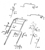 Ersatzteile Gutbrod Motormäher mit Antrieb HB 42 RL Typ: 12A-L56Z604  (1998) Holm