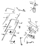 Ersatzteile MTD Benzin Rasenmäher mit Antrieb GES 45 C Typ: 12A-T33Y678  (1998) Holm 