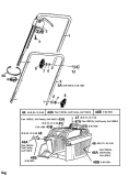 Ersatzteile Topflite Elektromäher 45 E Typ: 18A-T0G-649  (1999) Grasfangkorb, Holm