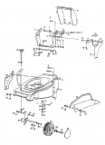Ersatzteile Gutbrod Akkumäher HA 42 L Typ: 18ABL5P-604  (1998) Höhenverstellung, Räder vorne