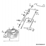 Ersatzteile Gutbrod Akkumäher HA 42 L Typ: 18ABL5P-604  (1998) Grasfangkorb, Holm