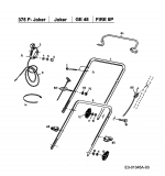 Ersatzteile MTD Benzin Rasenmäher ohne Antrieb GE 45 Typ: 11A-T04Z678  (1999) Holm 