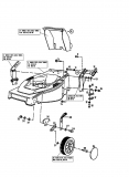 Ersatzteile Golf Motormäher mit Antrieb King Typ: 12A-T15Z648  (1999) Höhenverstellung, Räder