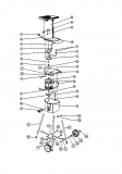 Ersatzteile Gutbrod Häcksler GH 150 ER Typ: 24A-715G604  (1999) Grundgerät