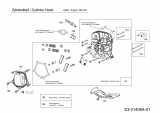 Ersatzteile MTD-Motoren Horizontal 490-WH Typ: 752Z490-WH  (2013) Zylinderkopf