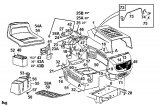 Ersatzteile Bricobi Rasentraktoren BA 16/1020 H Typ: 13CO793N601  (2000) Motorhaube 3-Style