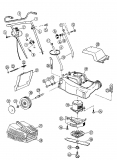 Ersatzteile Fleurelle Elektromäher E 319 Typ: 18C-A6C-619  (2000) Grundgerät