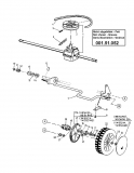 Ersatzteile Gutbrod Motormäher mit Antrieb HB 54 RA Typ: 12A-Q38X690  (2000) Getriebe, Räder