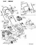 Ersatzteile Budget Motormäher BBM 462 Typ: 11A-661A619  (2003) Grundgerät