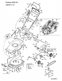 Ersatzteile Fleurelle Motormäher mit Antrieb BAE 531 Typ: 12BER03T619  (2002) Grundgerät