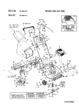 Ersatzteile Lawnflite Motormäher mit Antrieb 384 SP Typ: 12B-698C611  (2000) Grundgerät