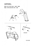 Ersatzteile Yard-Man Schneefräsen E 5 E 3 F Typ: 31AE5E3F643  (2001) Eingriffschutz Auswurfschacht, Holzstössel