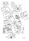 Ersatzteile MTD Benzin Rasenmäher ohne Antrieb 45 GE Typ: 11C-612A678  (2001) Grundgerät 