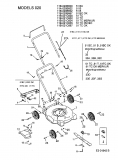 Ersatzteile MTD Benzin Rasenmäher ohne Antrieb 51 TC Typ: 11B-021C600  (2002) Grundgerät 